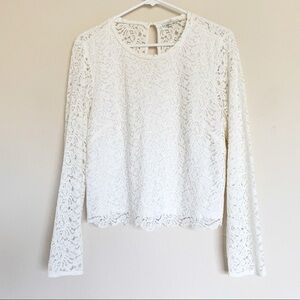 Aritzia Talula lace blouse long sleeves